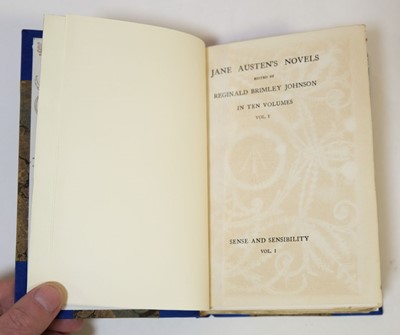 Lot 502 - Austen (Jane). Novels, edited by R.B. Johnson, 10 volumes, 1898