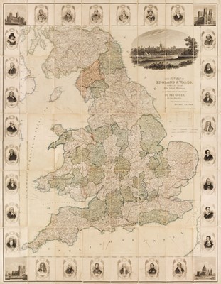 Lot 93 - England & Wales. Seaton (Edward), This New Map of England & Wales..., circa 1838