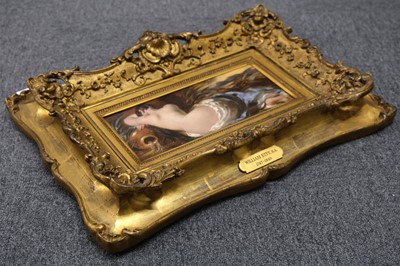 Lot 64 - Etty (William, 1787-1849). Reclining Female Nude, oil on champfered wood panel