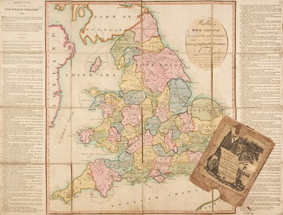 Lot 94 - England & Wales. Wallis's Tour Through England and Wales, A New Geographical Pastime, 1794