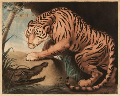 Lot 204 - Turner (Charles). Tiger & Crocodile, James Daniell, December 7th 1799