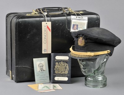 Lot 181 - Concorde. The flight case belonging to Concorde Test Pilot Ernest Brian Trubshaw