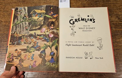 Lot 637 - Dahl (Roald). The Gremlins, From The Walt Disney Production, 1st edition, 1943