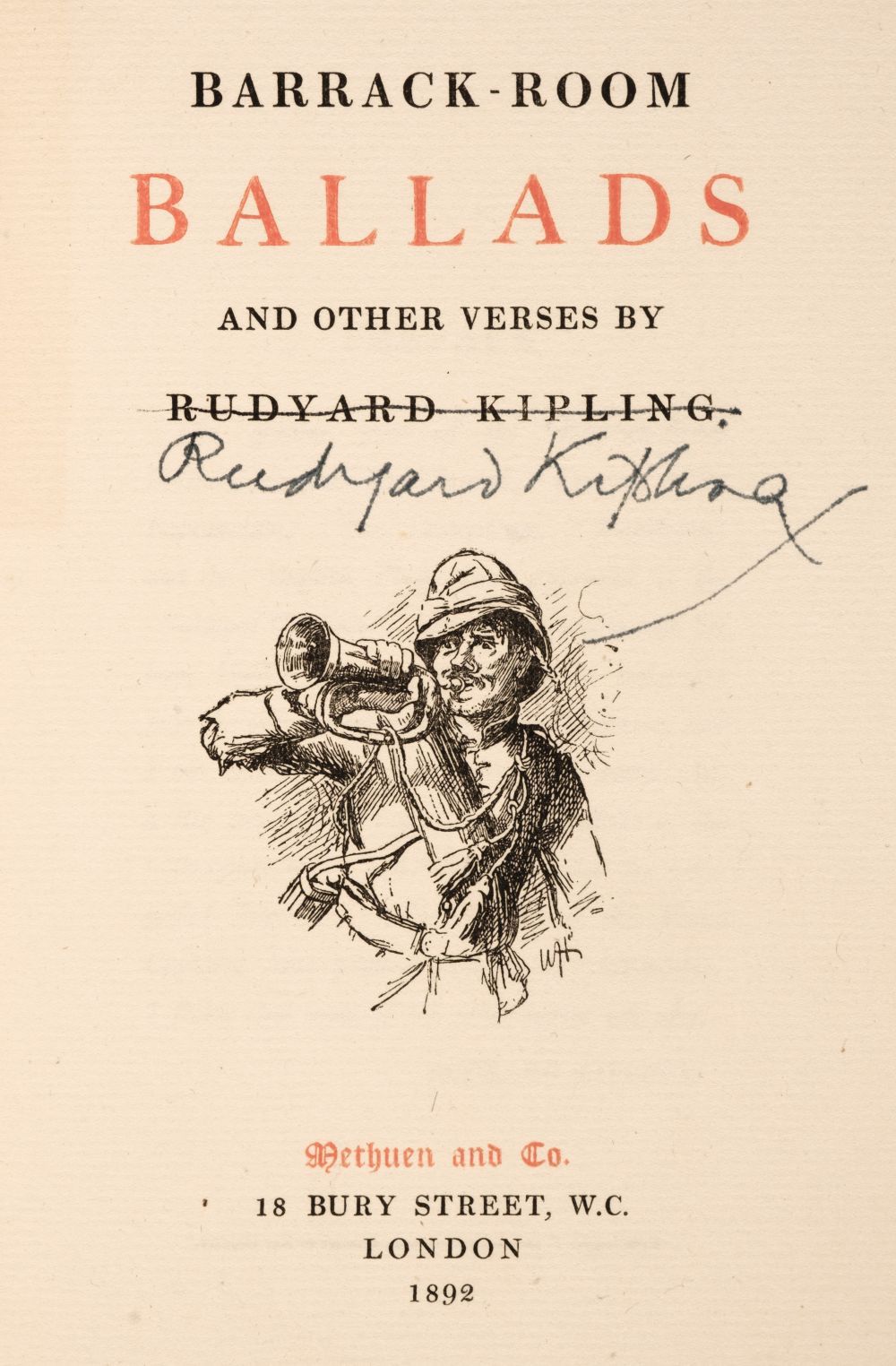 Lot 859 - Kipling (Rudyard). Barrack-Room Ballads and