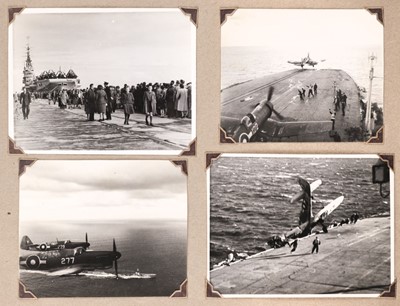 Lot 40 - World War II Naval Archive. A small archive of ephemera relating to David Pullen