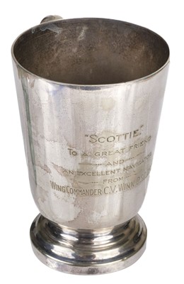 Lot 228 - WWII 'Night Fighter's' D.F.C. and Bar group to Squadron Leader R. A. W. 'Scottie' Scott, RAF