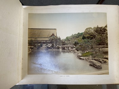 Lot 49 - Japan. An album containing 50 photographs, late 19th century