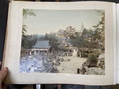 Lot 49 - Japan. An album containing 50 photographs, late 19th century