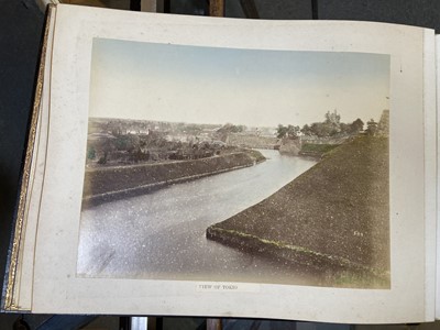 Lot 49 - Japan. An album containing 50 photographs, late 19th century