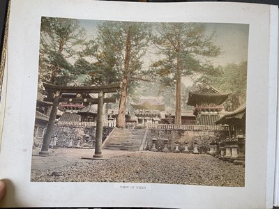 Lot 49 - Japan. An album containing 50 photographs, late 19th century