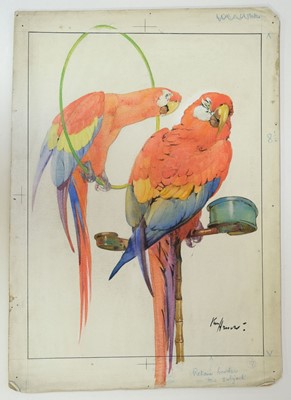 Lot 472 - Harrow (Ken, 20th century). Original animal illustrations, circa 1950