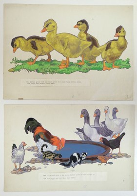 Lot 472 - Harrow (Ken, 20th century). Original animal illustrations, circa 1950