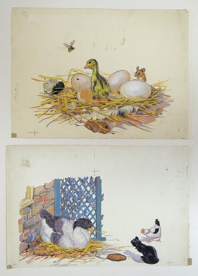 Lot 472 - Harrow (Ken, 20th century). Original animal illustrations, circa 1950