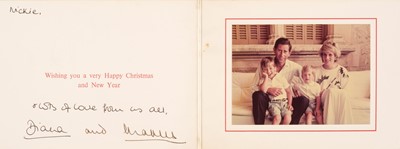 Lot 264 - Charles & Diana, Prince & Princess of Wales. A signed Christmas Card, [1986]