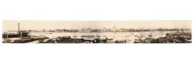 Lot 101 - China. Panorama of Shanghai by Burr & Co., May 1931, gelatin silver print panorama photograph