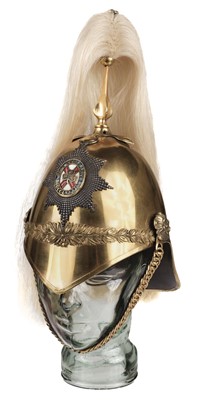 Lot 365 - Royal Irish, 4th Dragoon Guards Parade Helmet, 1871 Pattern