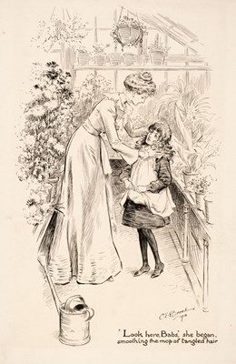 Lot 462 - Brock (Charles Edmund, 1870-1938). 'Look here Babs ... ', 1901, pen and ink