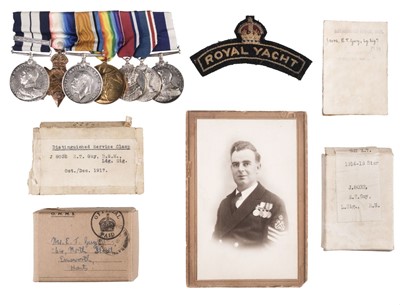 Lot 272 - DSM and Bar medal group - Leading Signalman E.T. Guy, Royal Navy