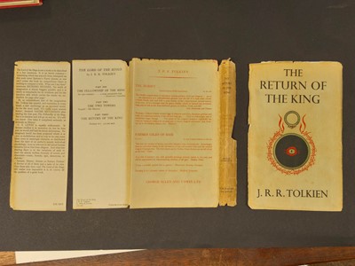 Lot 910 - Tolkien (J. R. R.). The Two Towers, 2nd impression, 1955; The Return of the King, 1955