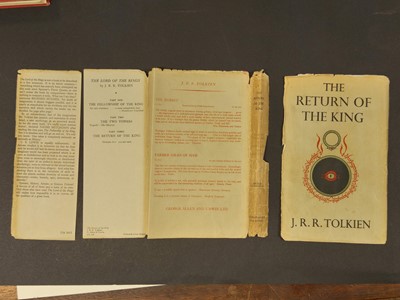 Lot 910 - Tolkien (J. R. R.). The Two Towers, 2nd impression, 1955; The Return of the King, 1955