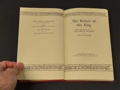 Lot 910 - Tolkien (J. R. R.). The Two Towers, 2nd impression, 1955; The Return of the King, 1955