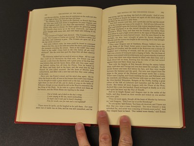 Lot 910 - Tolkien (J. R. R.). The Two Towers, 2nd impression, 1955; The Return of the King, 1955