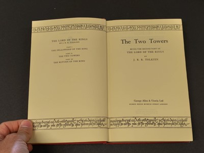 Lot 910 - Tolkien (J. R. R.). The Two Towers, 2nd impression, 1955; The Return of the King, 1955