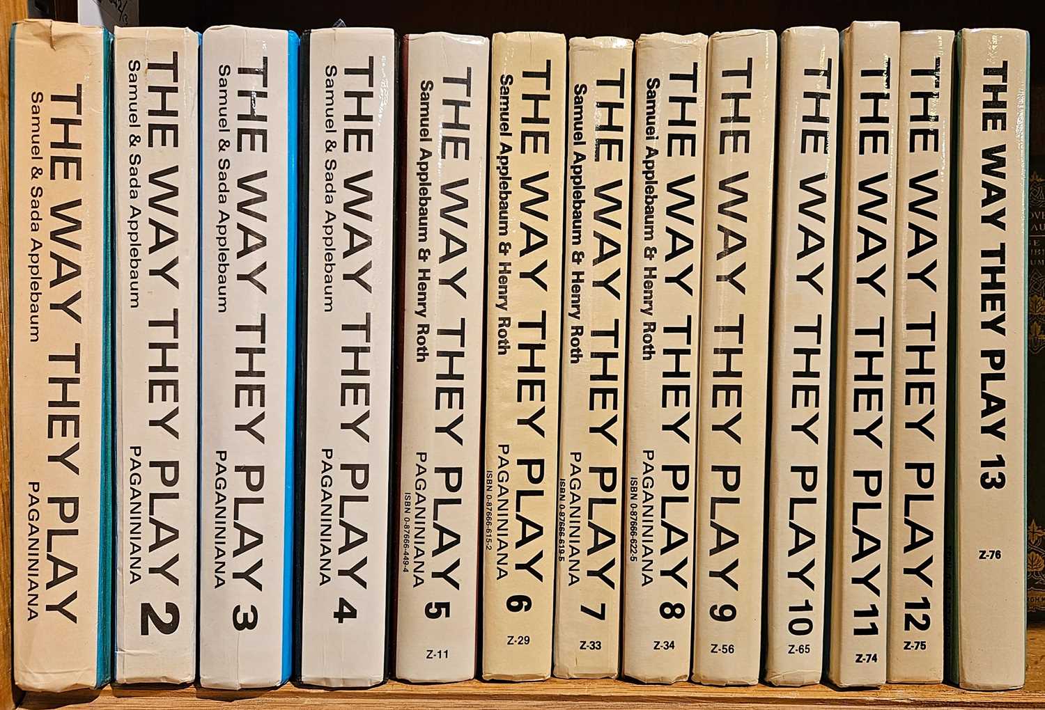 Lot 342 - Applebaum (Samuel). The Way They Play, 13 volumes, 1972-84