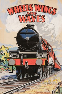 Lot 467 - Dean's Rag Book Co. Ltd. Artwork. Wheels Wings and Waves, circa 1940, gouache