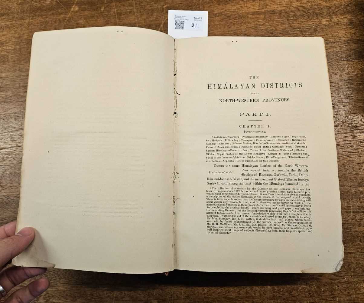 Lot 2 - Atkinson (Edwin). The Himalayan Districts of
