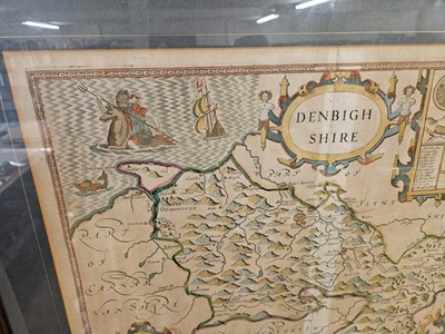 Lot 87 - Denbigh Shire. Speed (John), Denbigh Shire, Thomas Bassett & Richard Chiswell [1676]