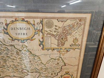 Lot 87 - Denbigh Shire. Speed (John), Denbigh Shire, Thomas Bassett & Richard Chiswell [1676]