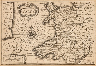 Lot 124 - Wales. Van den Keere (Pieter), Eight maps of Wales, circa 1627