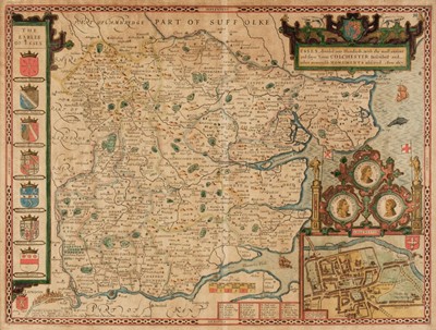Lot 95 - Essex. Speed (John), Essex devided into Hundreds..., [1676]