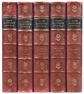 Lot 325 - Austen (Jane). The Novels, 5 volumes, London: Macmillan and Co, 1897-1900