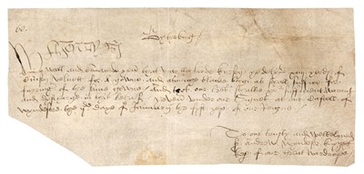 Lot 226 - Henry VIII (1491-1547). Document Signed, 'Henry R', 2 January 1514