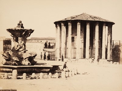 Lot 41 - Italy. A collection of 24 large-format views of Rome by Altobelli and Molins, c. 1870s