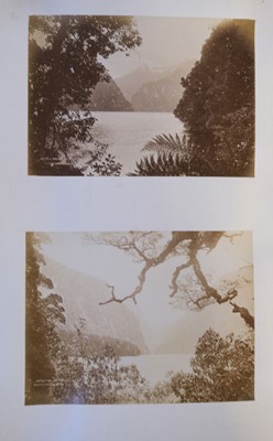 Lot 61 - New Zealand. An album containing 85 photographs of New Zealand, by Burton Bros, c. 1880