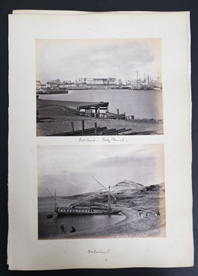 Lot 19 - Egypt. A group of 29 photographs of Egypt, mostly by Frank Mason Good, c. 1865-70