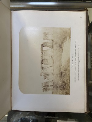 Lot 43 - James (Henry). Plans and Photographs of Stonehenge, and of Turusachan in the Island of Lewis