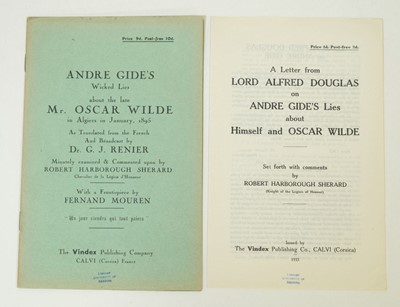 Lot 822 - Wilde (Oscar). Andre Gide's Wicked Lies about the late Oscar Wilde in Algiers, 1933
