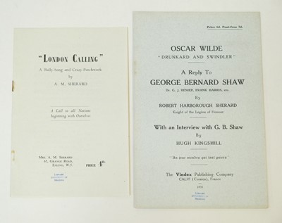 Lot 822 - Wilde (Oscar). Andre Gide's Wicked Lies about the late Oscar Wilde in Algiers, 1933