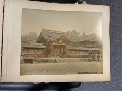 Lot 48 - Japan. An album containing 49 photographs by Kusakabe Kimbei, Raimond von Stillfried