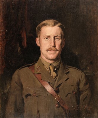 Lot 250 - Scott (Septimus Edwin, 1879-1962). Portrait of Thomas Reginald St Johnston, 1917(?)