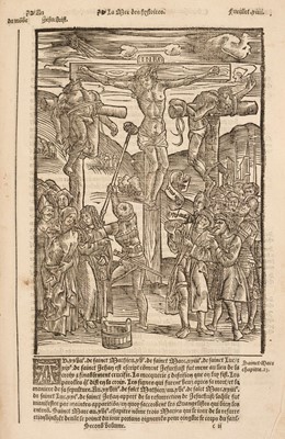 Lot 224 - Couteau (Nicolas, publisher). [Le premier [-second] volume de la mer des histoires], 1543