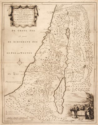 Lot 271 - Bachiene (Willem Albert). A Biblical atlas containing 12 maps/plans mostly of the Holy Land, 1748-50