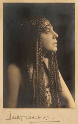 Lot 198 - Wilding (Dorothy, 1893-1976). Self-portrait(?), c. 1920s, vintage chlorobromide print photograph