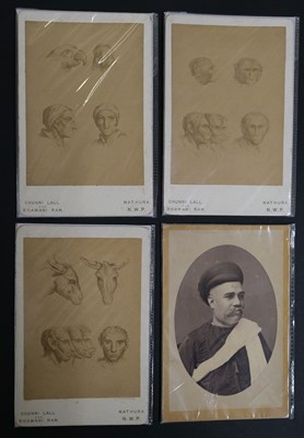 Lot 154 - India. A group of 8 assorted photographs, 19th & 20th century
