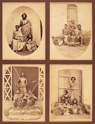 Lot 62 - Penn (Albert Thomas Watson, 1849-1924). Four ethnographic group portraits, c. 1860s/1870s