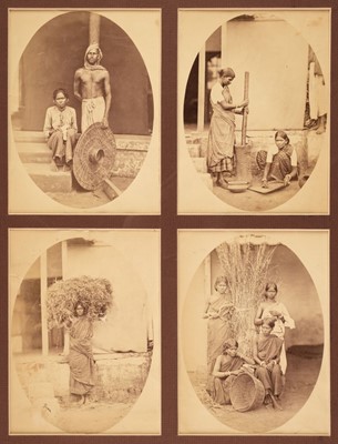 Lot 64 - Penn (Albert Thomas Watson, 1849-1924). Four ethnographic portraits, c. 1860s/1870s